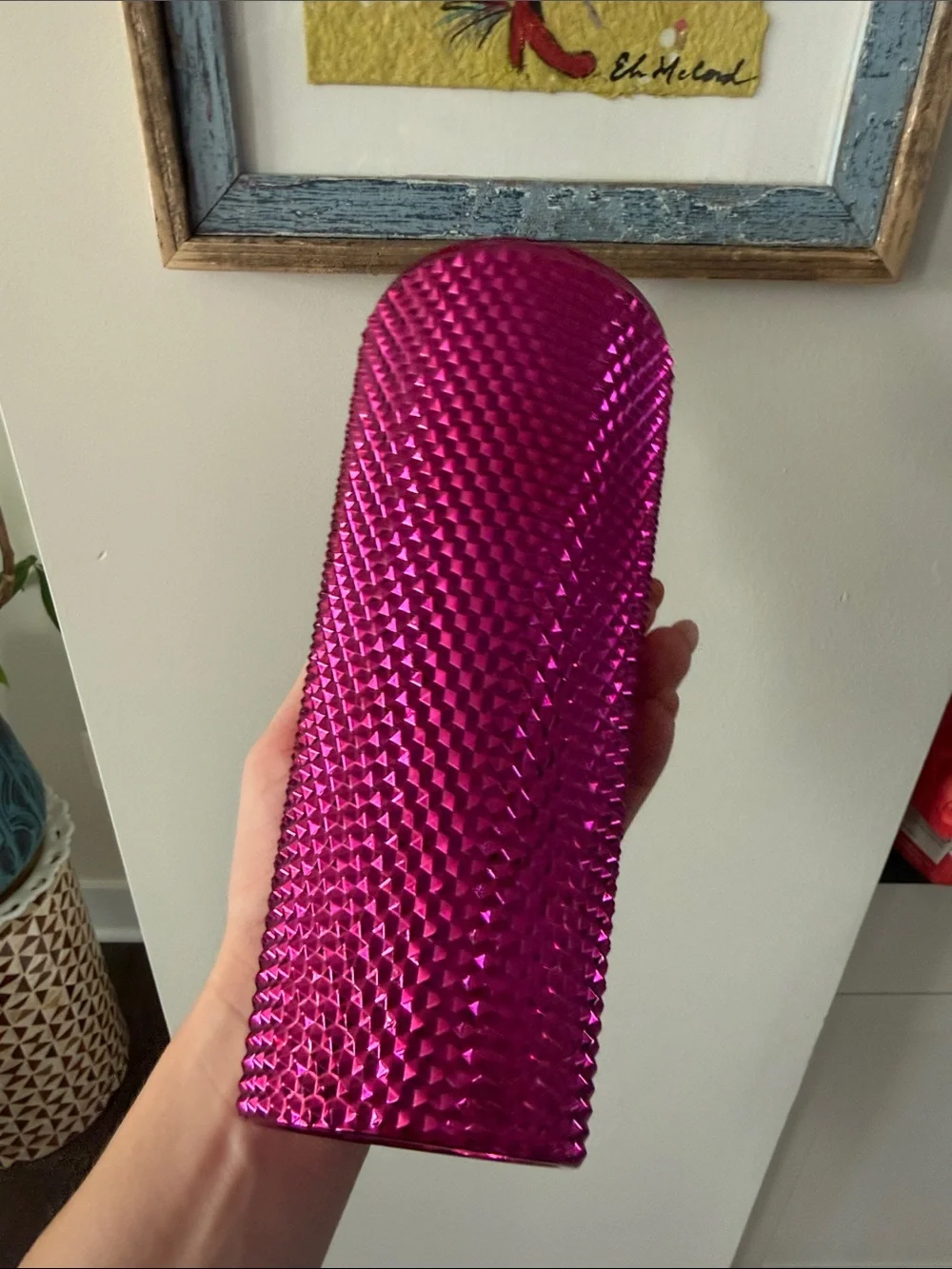 Starbucks Metallic HOT PINK Studded Tumbler in Hot Pink - 2022